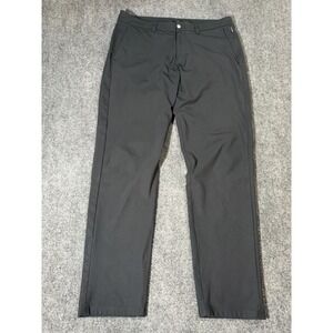 Lululemon Pants Mens 34x30 Gray Stretch Chino Straight Leg Golf Casual ABC